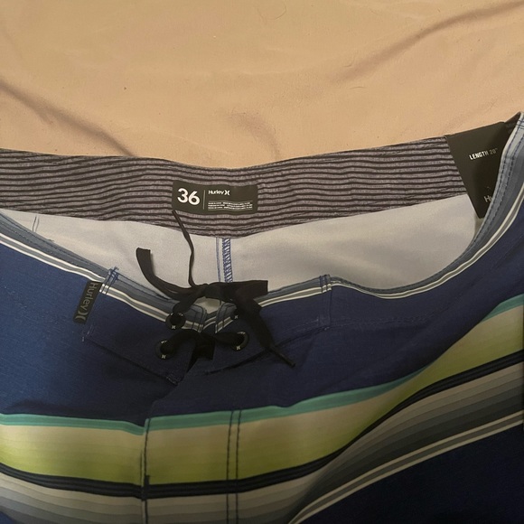 Hurley stripe BS board shorts stretch stripes - Picture 4 of 7